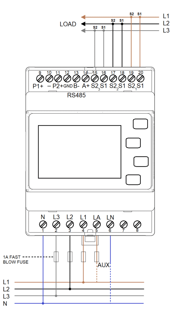 SKD-005-M - Energiezähler - Controlin [ANS.DIA 3P4L] - 2023