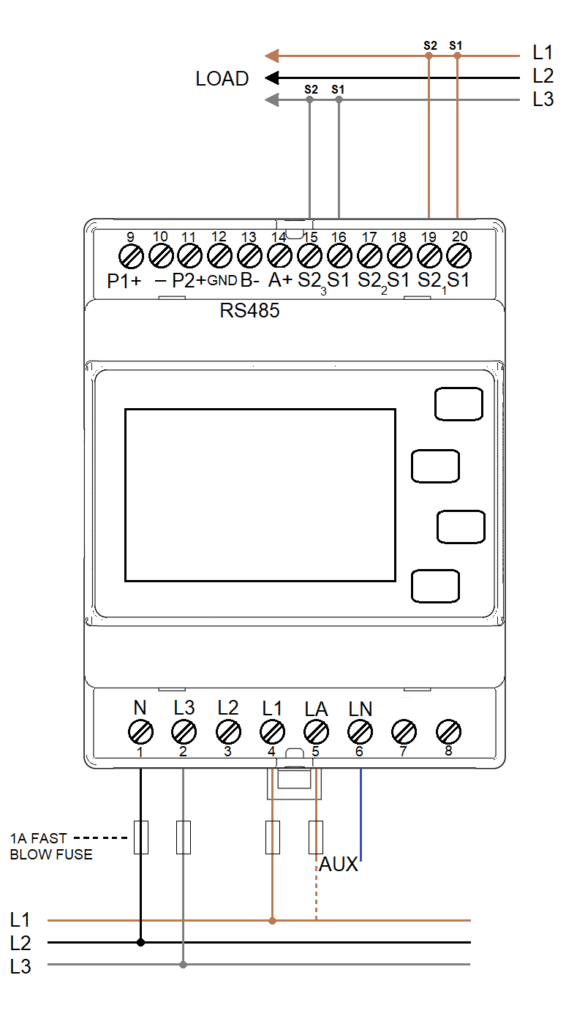 SKD-005-M - Energiezähler - Controlin ANS.DIA. 3P3L] - 2023